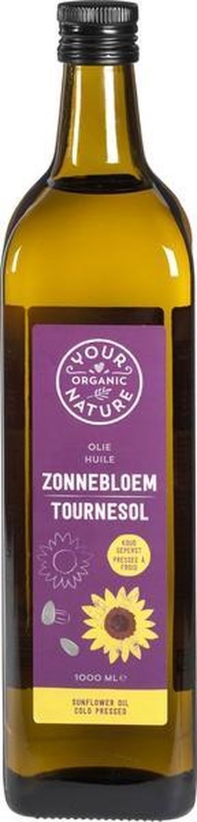 Your Organic Nature Ekoland Zonnebloemolie 1 liter