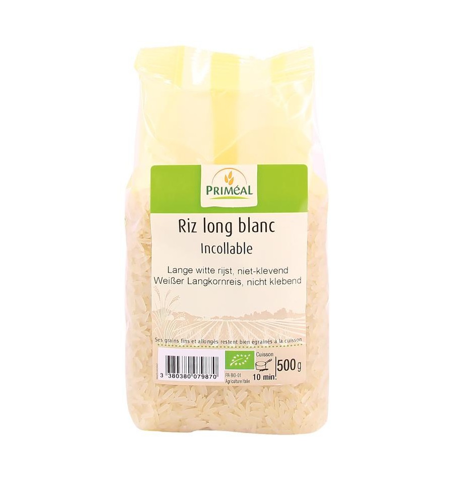Primeal Rijst wit lang niet klevend 500 gram