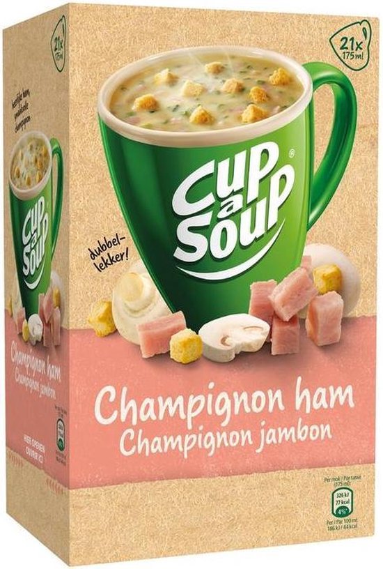 Cup-a-soup Cup a Soup Champignon & ham 21 zakjes