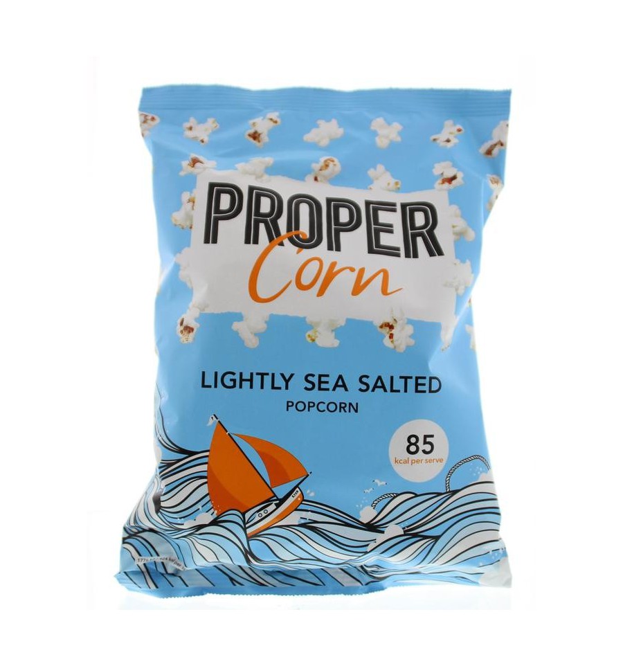 Propercorn Popcorn lightly sea salted 70 gram