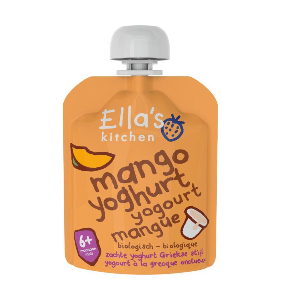 Ella's Kitchen Ella&apos;s Kitchen Mango yoghurt griekse stijl 6+ maanden 90 gram