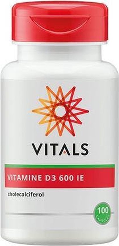 Vitals Vitamine D3 600IE 100 capsules