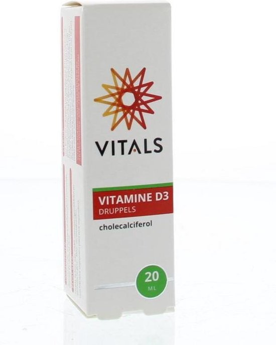 Vitals Vitamine D3 druppels 20 ml