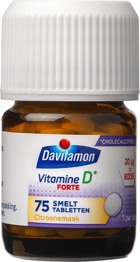 Davitamon D3 Forte smelttablet 75 tabletten