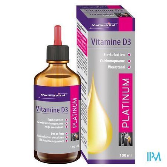 Mannavital Vitamine D3 platinum 100 ml