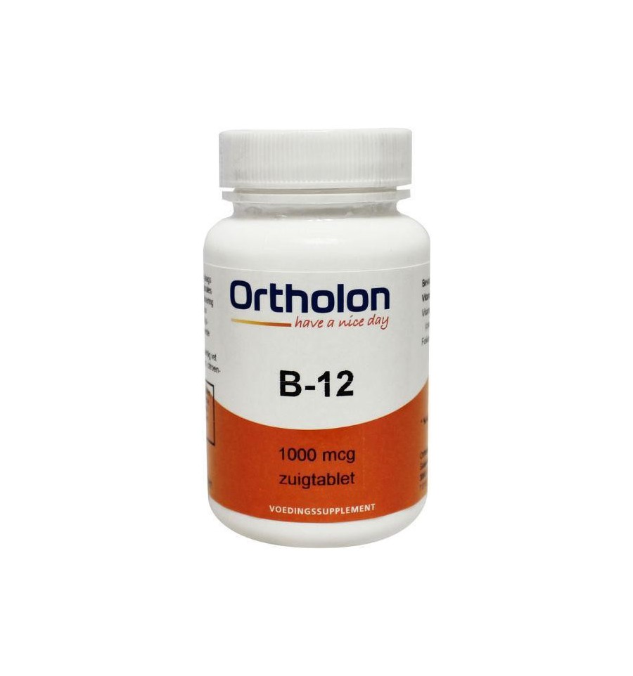 Ortholon Vitamine B12 1000 mcg sublingual 60 tabletten