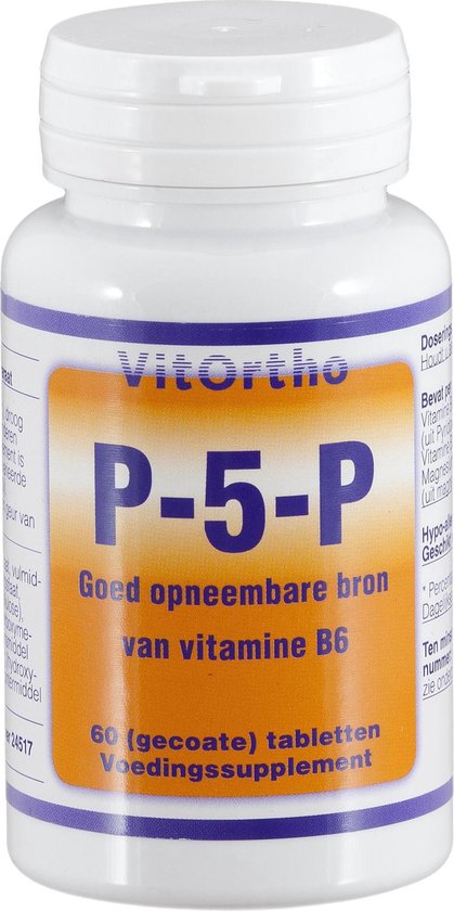 Vitortho P-5-P actief formule 60 tabletten