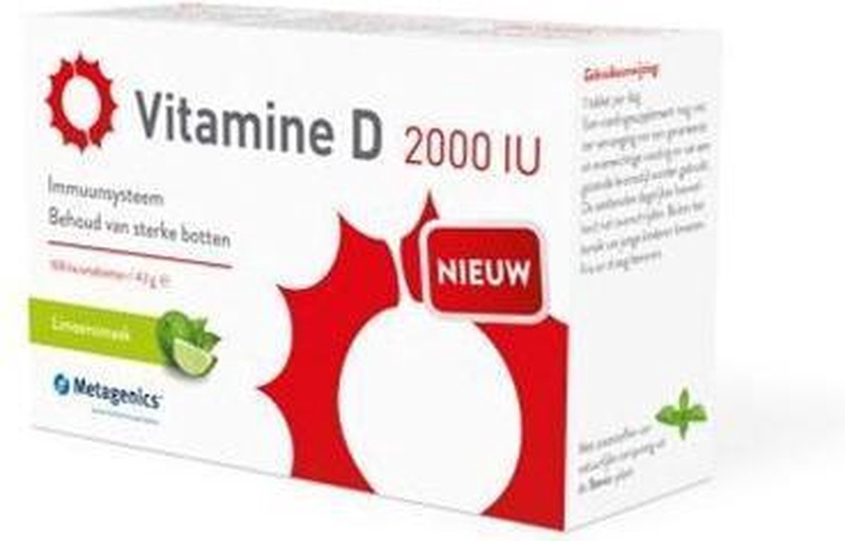 Metagenics Vitamine D3 2000IU 168 tabletten