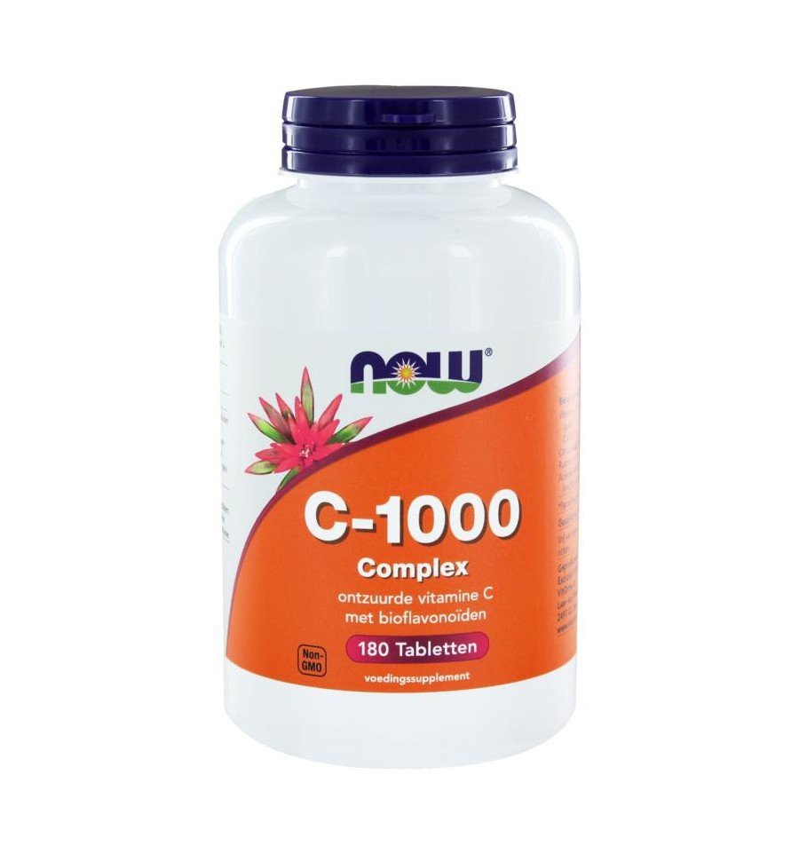 Now Vitamine C 1000 mg complex 180 tabletten