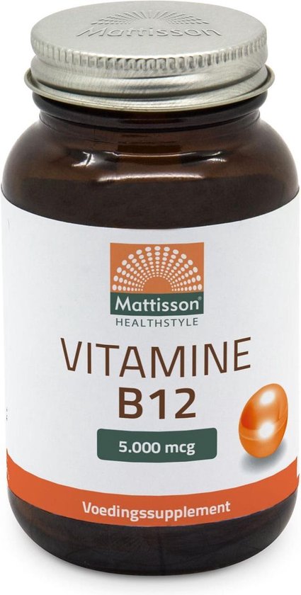 Mattisson Vitamine B12 5000 mcg 60 tabletten