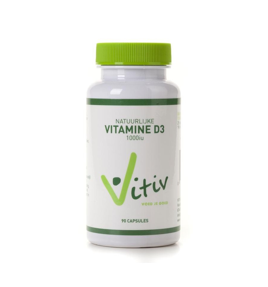 Vitiv Vitamine D3 90 capsules