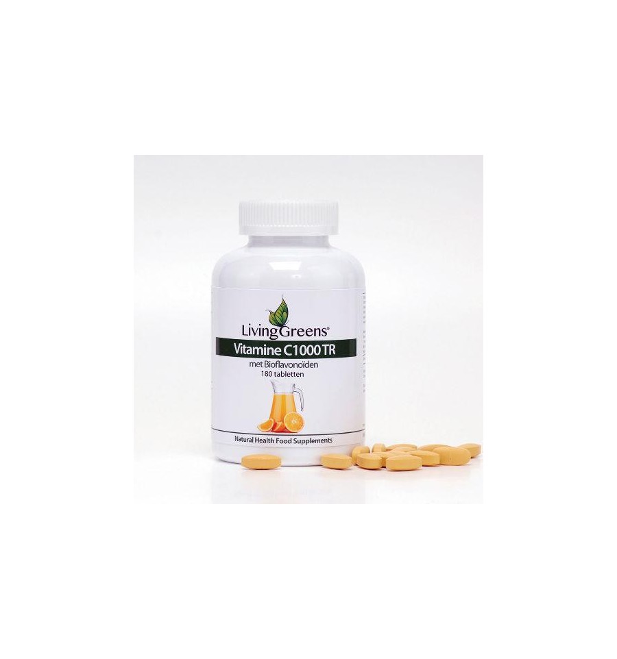 Livinggreens Vitamine C 1000 mg TR 180 tabletten