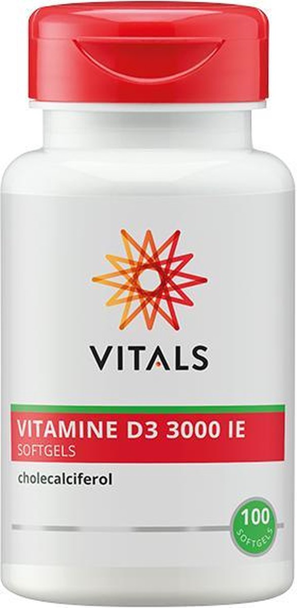 Vitals Vitamine D3 3000IE 100 softgels