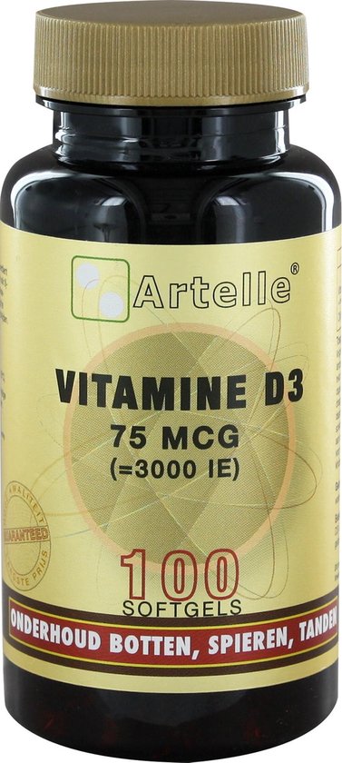 Artelle Vitamine D3 75 mcg 100 capsules