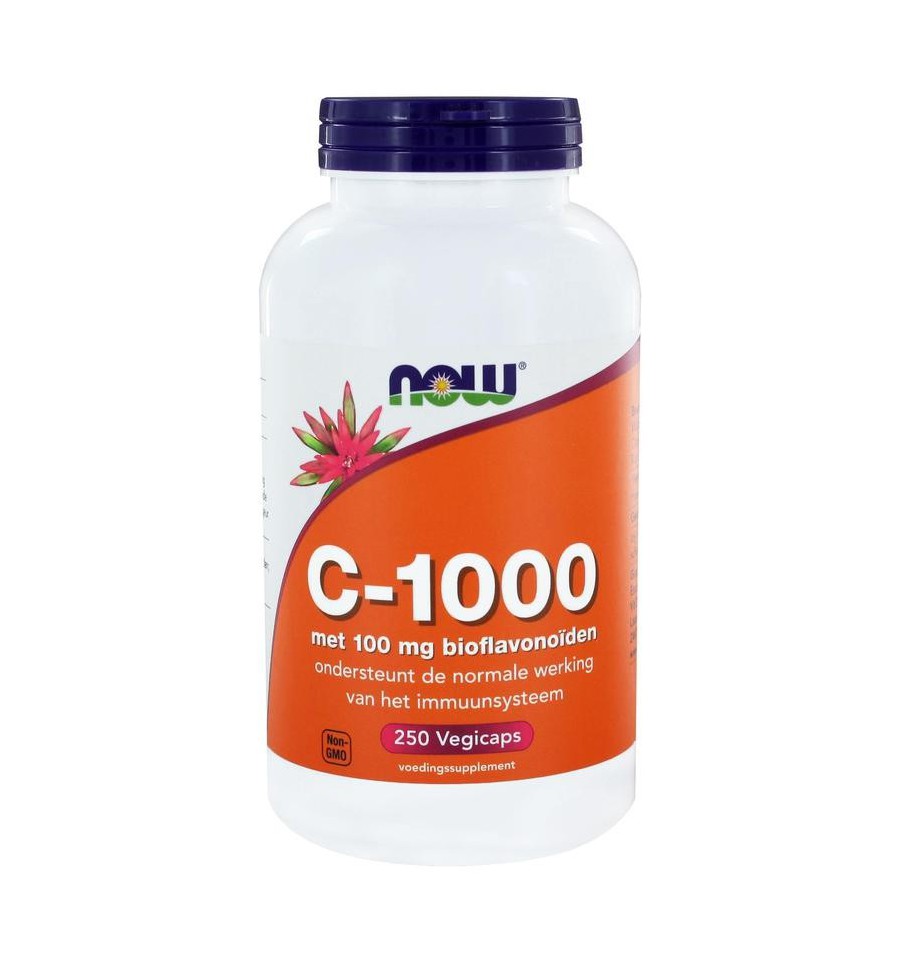 Now Vitamine C 1000 mg bioflavonoiden 250 vcaps