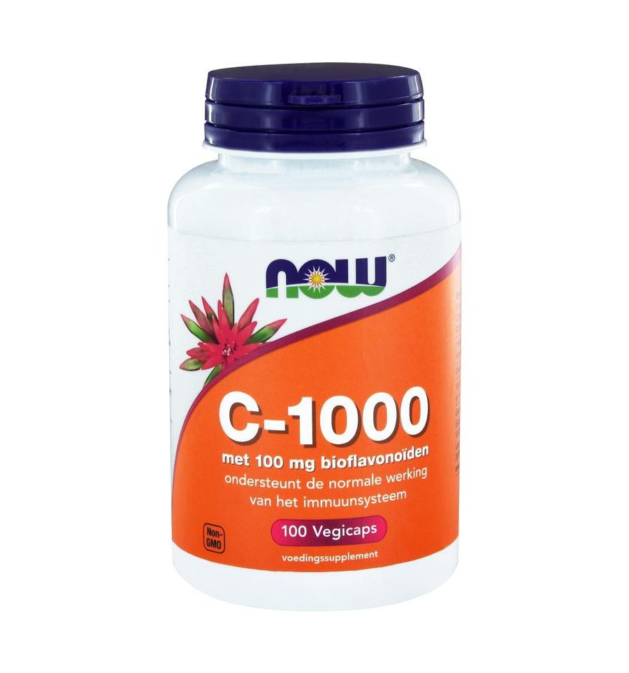 Now Vitamine C 1000 mg bioflavonoiden 100 vcaps