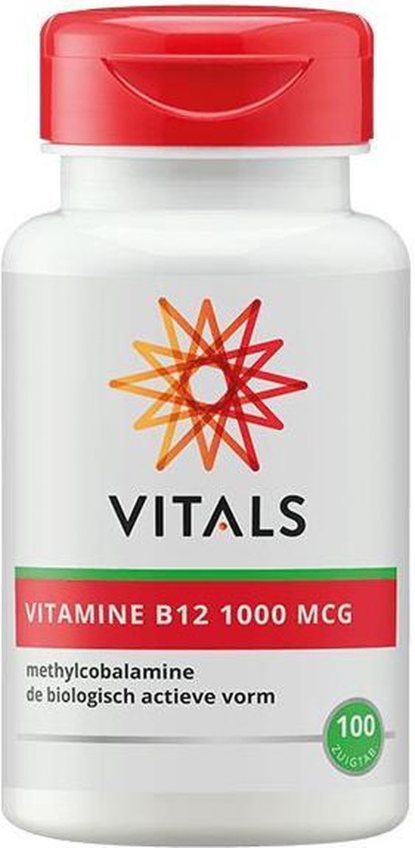 Vitals Vitamine B12 methyl 1000 mcg 100 zuigtabletten