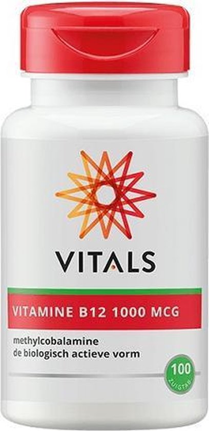 Vitals Vitamine B12 methyl 1000 mcg 100 zuigtabletten