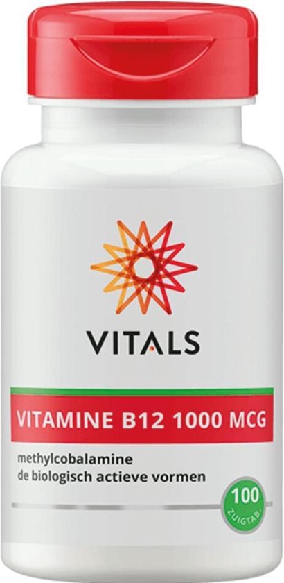 Vitals Vitamine B12 methyl 1000 mcg 100 zuigtabletten