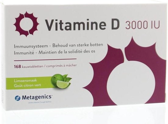 Metagenics Vitamine D3 3000IU 168 tabletten