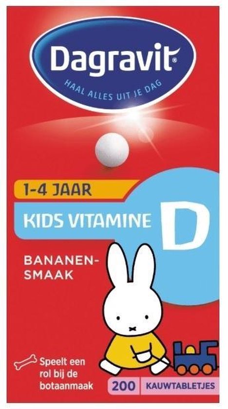 Dagravit Vitamine D tablet kids 200 stuks