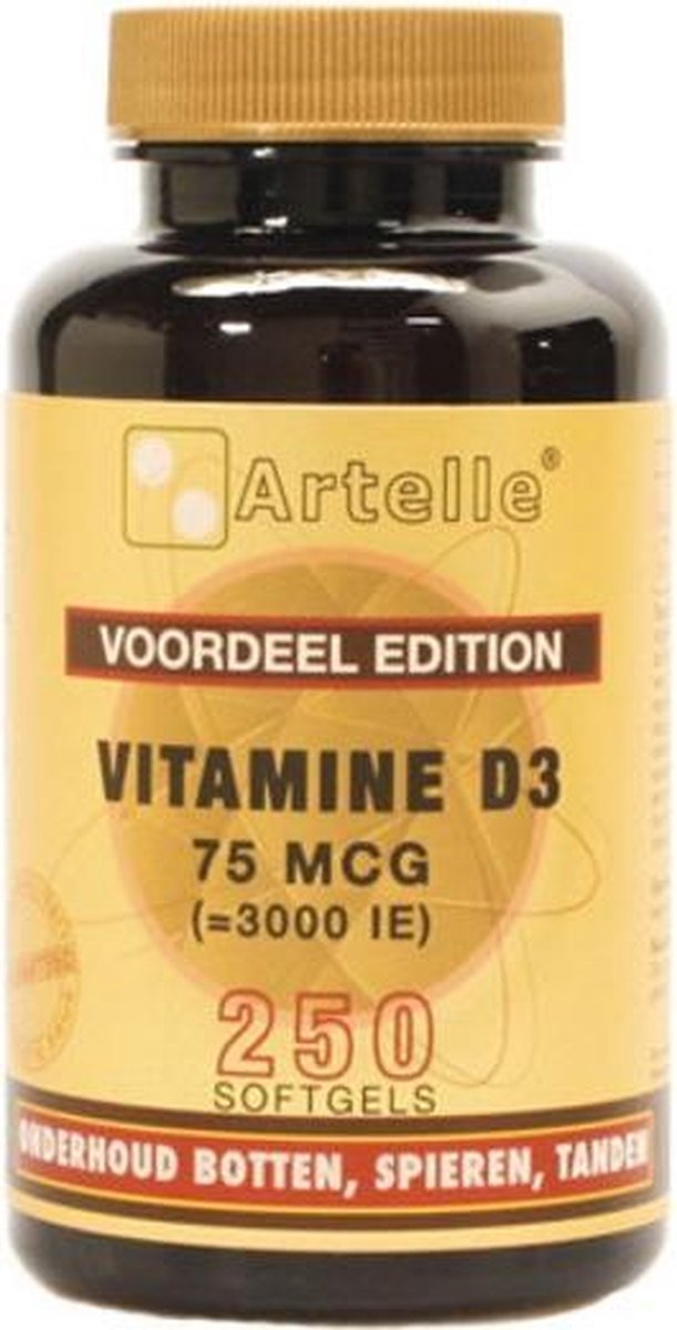 Artelle Vitamine D3 75 mcg 250 capsules