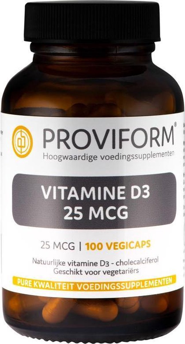 Proviform Vitamine D3 25 mcg 100 vcaps