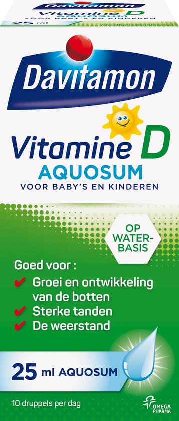 Davitamon Vitamine D aquosum druppels 25 ml