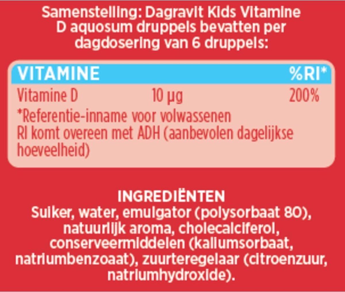 Dagravit Vitamine D aquosum 50 ml