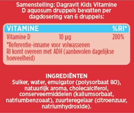 Dagravit Vitamine D aquosum 50 ml