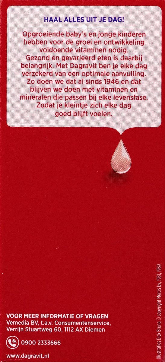 Dagravit Kids vitamine D druppels oliebasis 25 ml