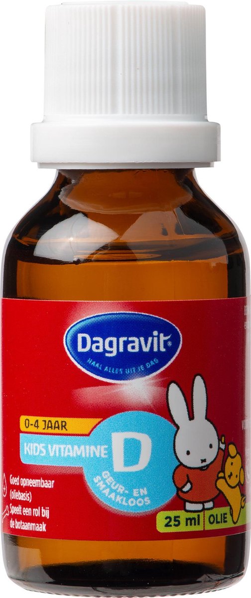 Dagravit Kids vitamine D druppels oliebasis 25 ml