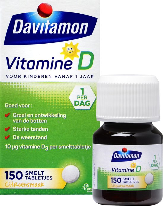 Davitamon D kind smelttablet 150 tabletten