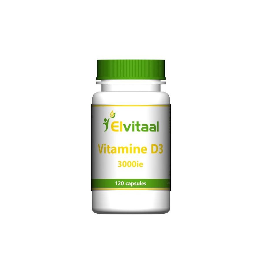 Elvitaal Vitamine D3 3000IE 75 mcg 120 capsules