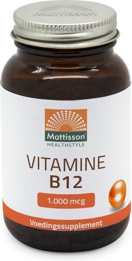 Mattisson Vitamine B12 1000 mcg 60 tabletten