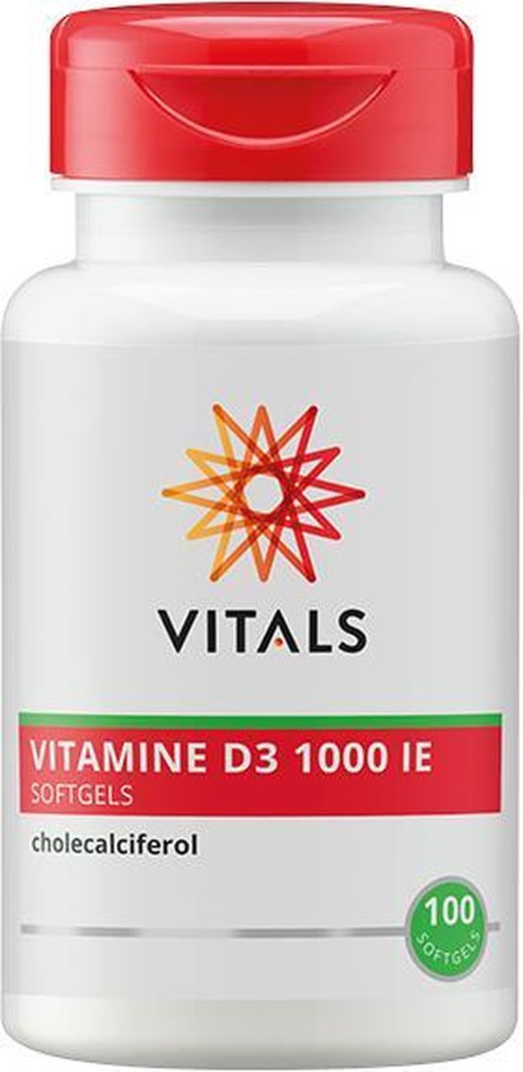 Vitals Vitamine D3 1000IE 100 softgels