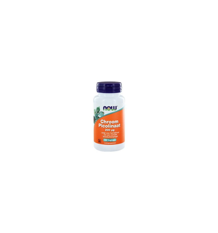 Now Chroom Picolinaat 200 mcg 100 capsules