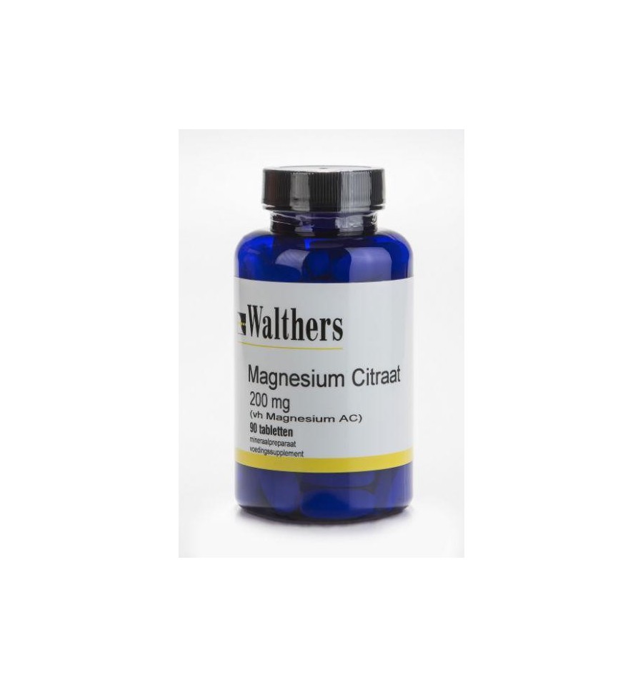 Walthers Magnesium citraat 200 mg 90 tabletten