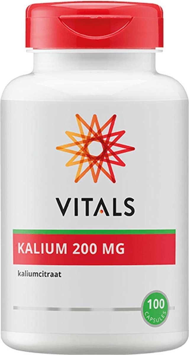 Vitals Kalium citraat 200 mg 100 capsules