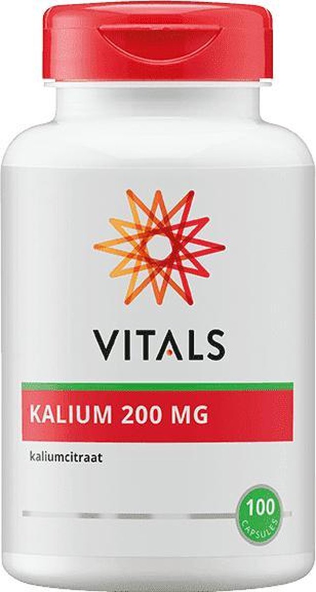 Vitals Kalium citraat 200 mg 100 capsules