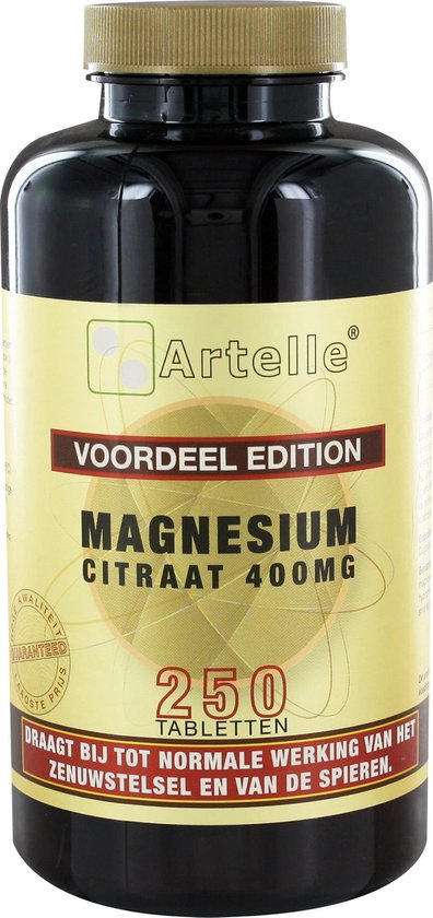 Artelle Magnesium citraat elementair 250 tabletten