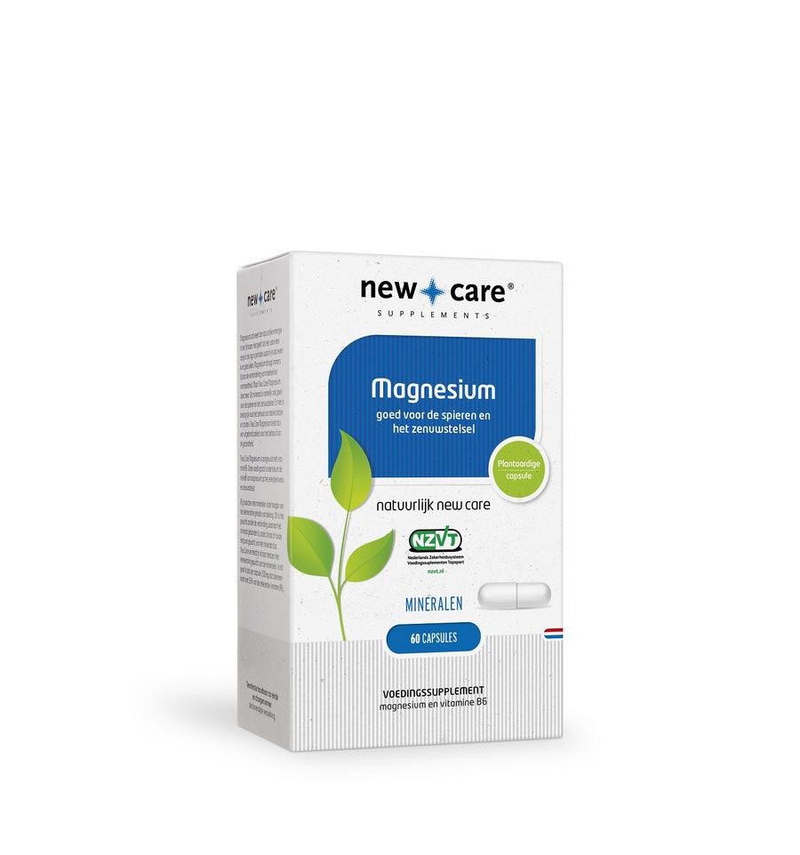 New Care Magnesium 60 capsules - Wit