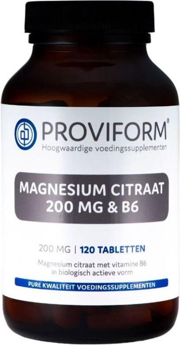 Proviform Magnesium citraat 200 mg & B6 120 tabletten