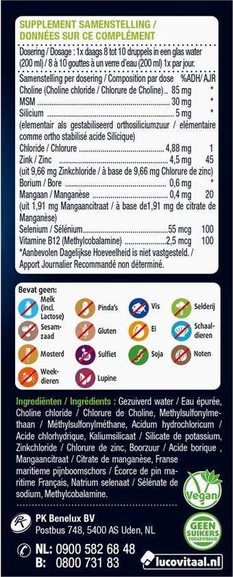 Lucovitaal Silicium druppel 30 ml