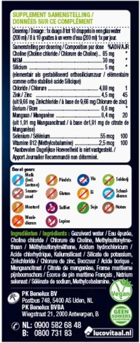 Lucovitaal Silicium druppel 30 ml