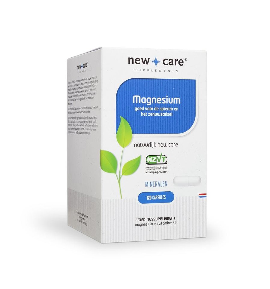 New Care Magnesium 120 capsules - Wit