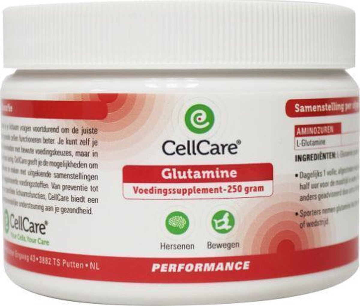 Cellcare Glutamine 250 gram