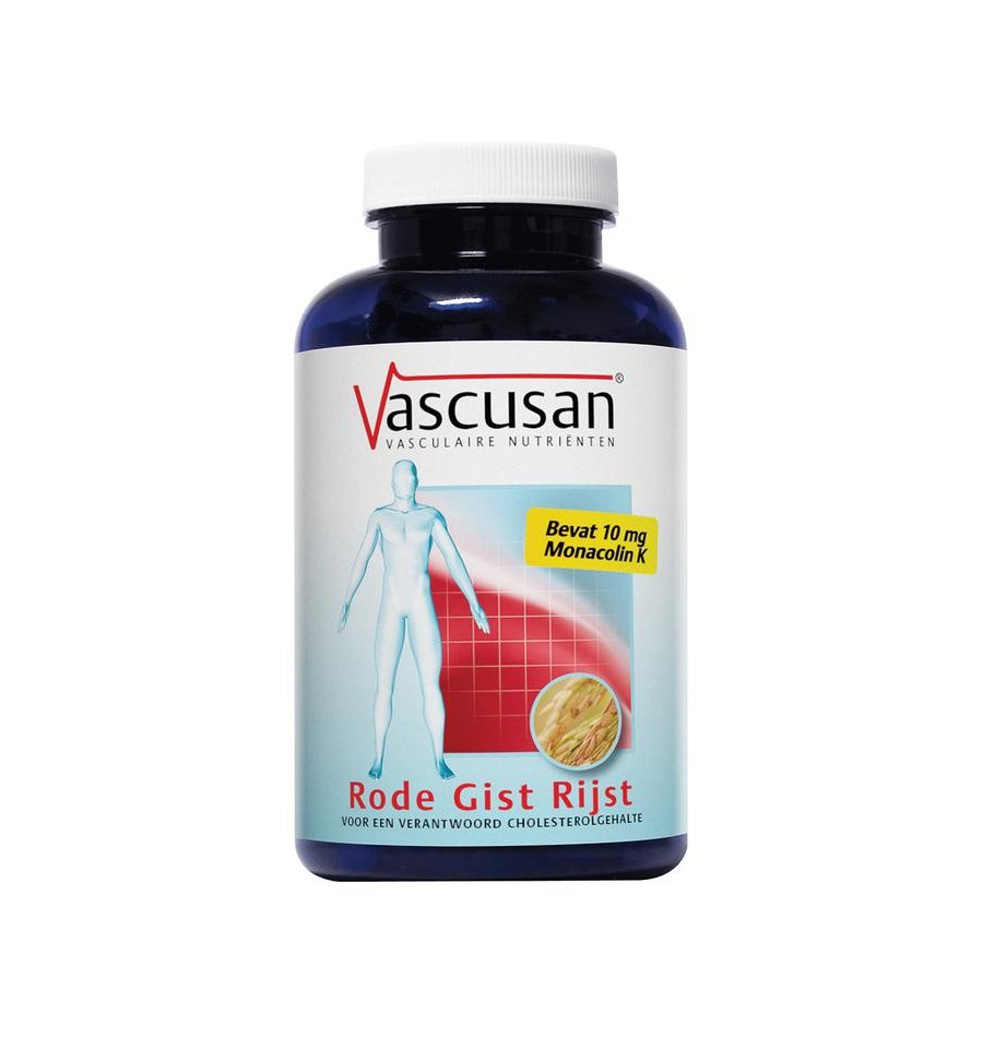 Vascusan Rode gist rijst 90 capsules