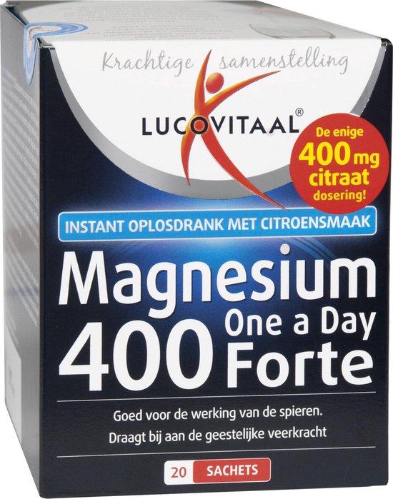 Lucovitaal Magnesium 400 forte 20 sachets