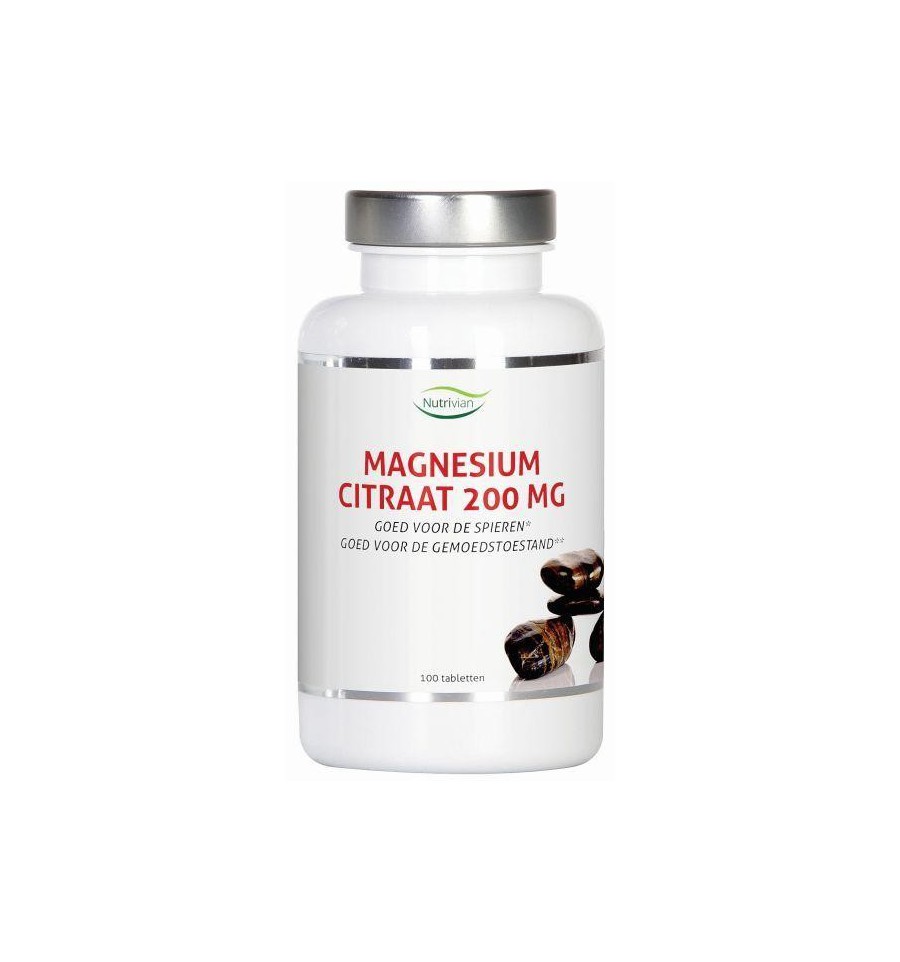 Nutrivian Magnesium citraat 200 mg 100 tabletten